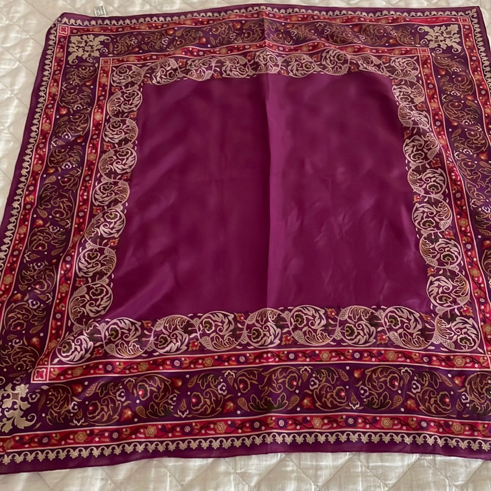 Oscar de La Renta silk scarf